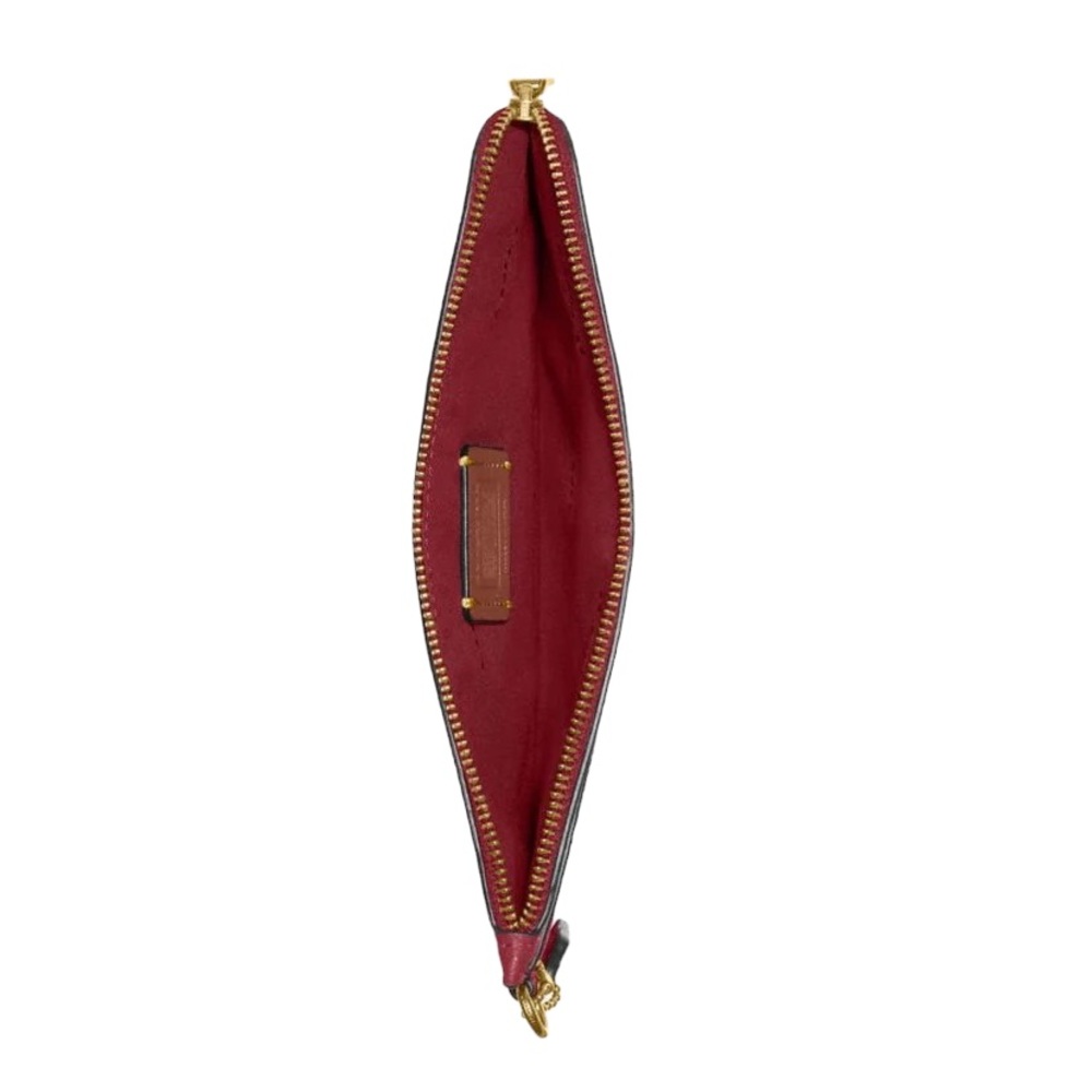 NWT Coach L Zip Wristlet Cherry - Picture 3 of 5